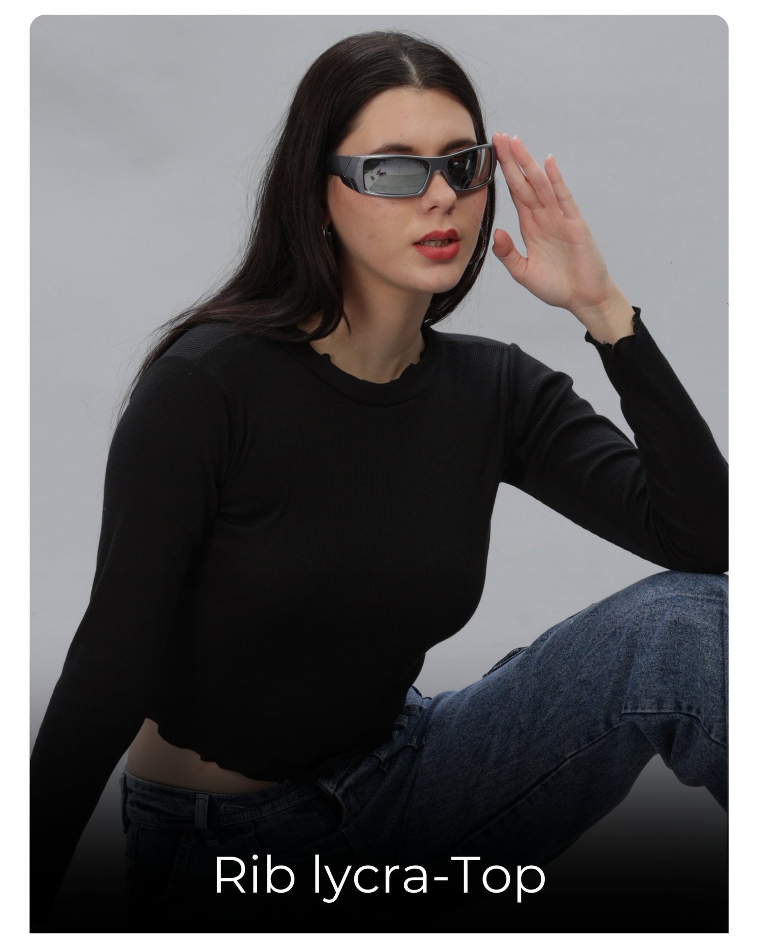 Rib lycra top